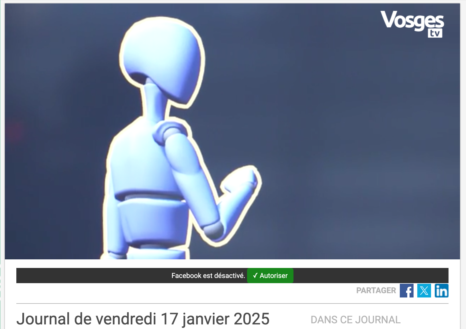 reportage vosges tv